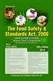 The Food Safety And Standards Act, 2006